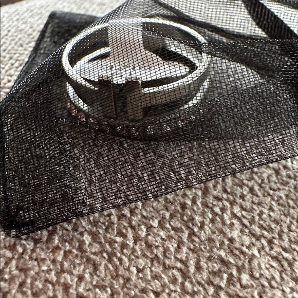 Elegant "H" or double "T" Crystal Women's Ring design unisex - Picture 2 of 2